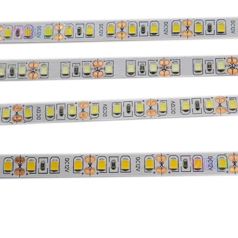 

12V DC 24V 5m 120 LEDs/M 2835 SMD LED Strip High Bright White/Warm White/Natural White/Red/Green/Blue Flexible Lamp Tape 8mm PCB