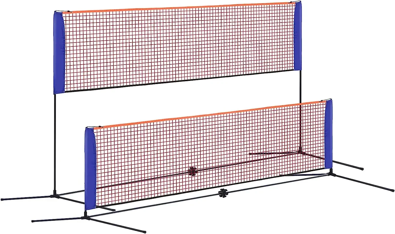 2026 Adjustable Indoor Outdoor Portable Badminton Net Soccer Tennis Pickleball Volleyball Net