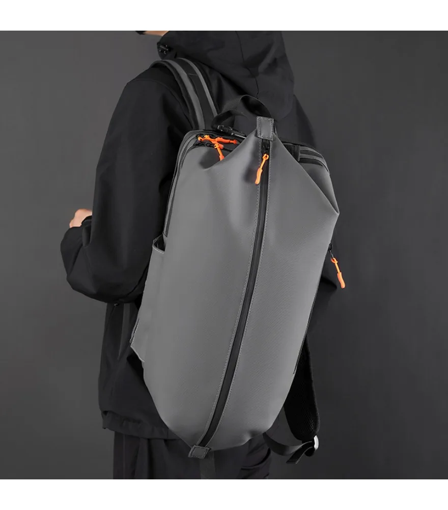 Men's business backpack Multi-compartment student schoolbag Computer backpack Large capacity Outdoor commuting