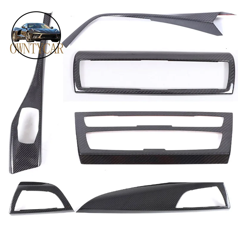 

Real Carbon Fiber For BMW 1 2 Series F20 F21 F22 F23 2012-2018 Car Center Control Interior Decoration Sticker Car Accessories