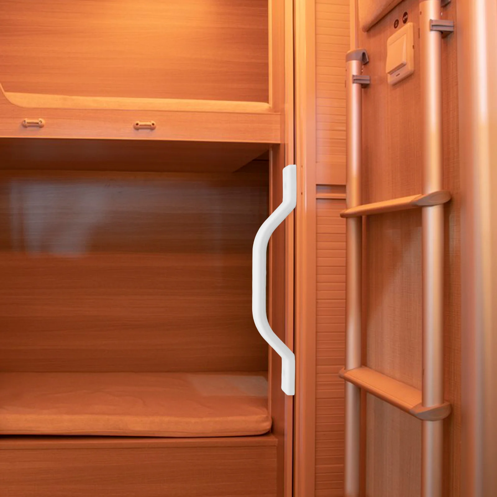 

Car Door Handle Heavy Duty Rv Grab Handle Comfortable Non-Slip Grip For Camper Trailer Motorhome Vehicle Cargo Door