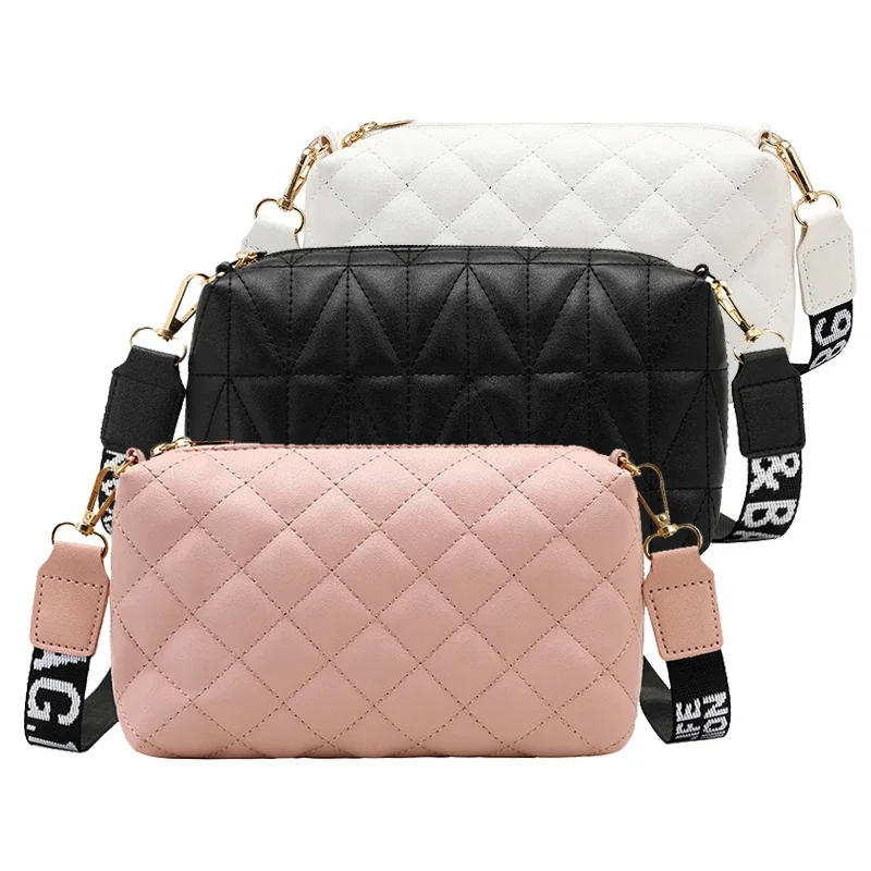 Petit sac messager pour femme, sac à bandoulière pour téléphone portable, brodé Lingge, mode féminine, sacs à bandoulière initiés pour dames, tendance, 2023