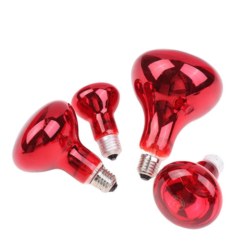 

60W/100W/150W Near Infrared Red Heat Lamp Bulb Fit Standard E27 Socket Infrared Physiotherapy Bulb Energy Saving 220V