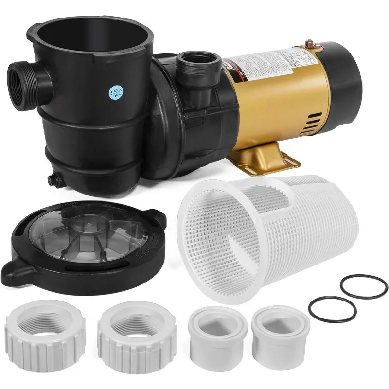 

Насос для бассейна XtremepowerUS 1.5 л.с., двухскоростной, с регулируемой скоростью, высокопроизводительный, для наземных бассейнов, с фильтром и быстросъемным соединением