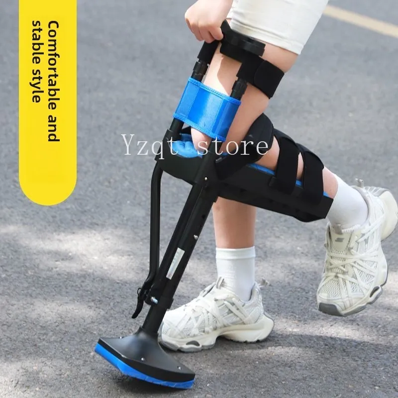 Crane recovery Walking young man Ankle fracture Walking aid Heel single leg injury Walking artifact Non-slip