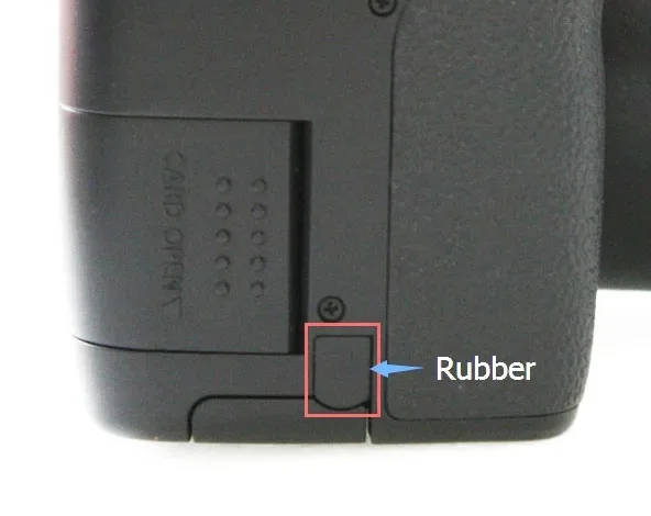 New Battery Door Cover Port Bottom Base Rubber for Canon 450D 500D 550D 600D For EOS SLR Camera repair part