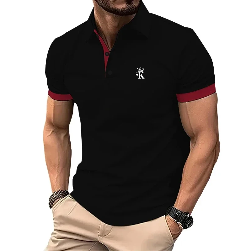 Prints Men\'s Polo Shirt Clothing Creativity Short Sleeve Fashion Casual Tops Men T-Shirt