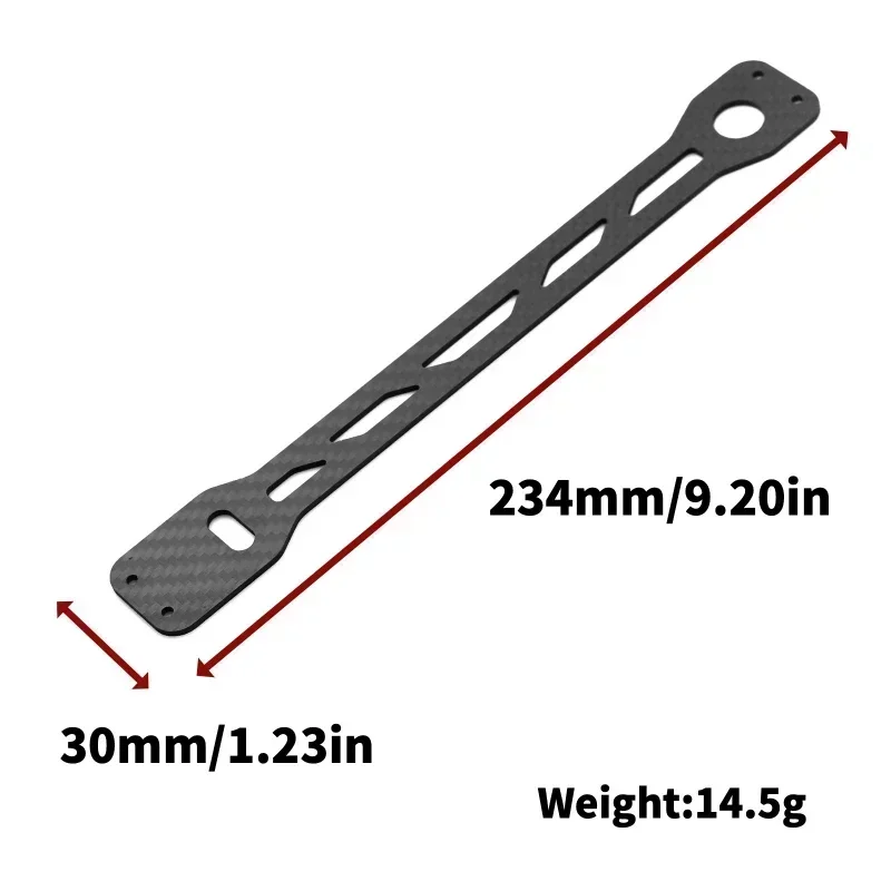 Carbon Fiber Second Floor Board Plate for Tamiya TT02 TT02B TT-02 TT-02B 1/10 RC Car Upgrade Parts Accessories