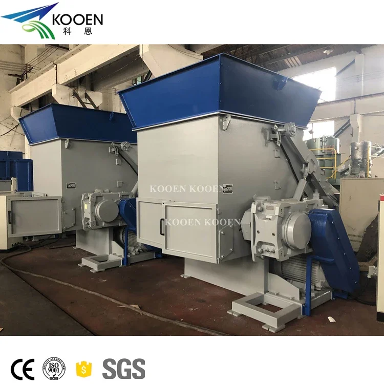 Hard plastic shredder/Heavy- Plastic Pipe Drum Barrel Shredding crushing Machine/ Shredder Crusher System