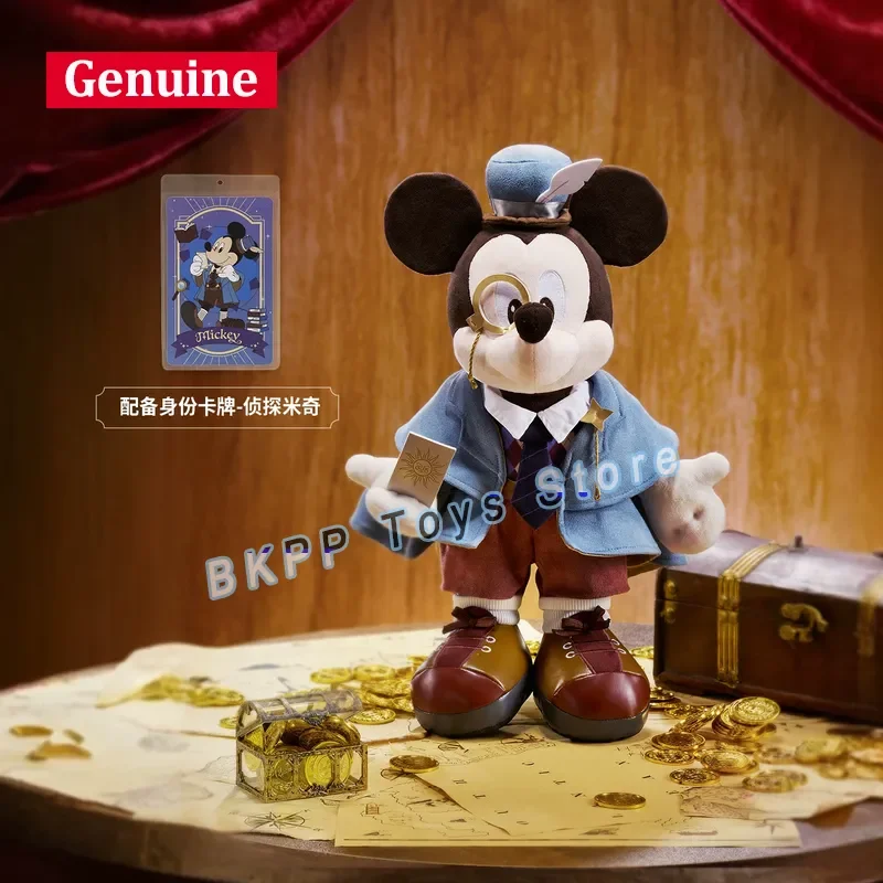 

Original Disney Official Mystery Detective Mickey Minnie Donald Duck Goofy Plush Doll Toys Graduation Birthday Gift