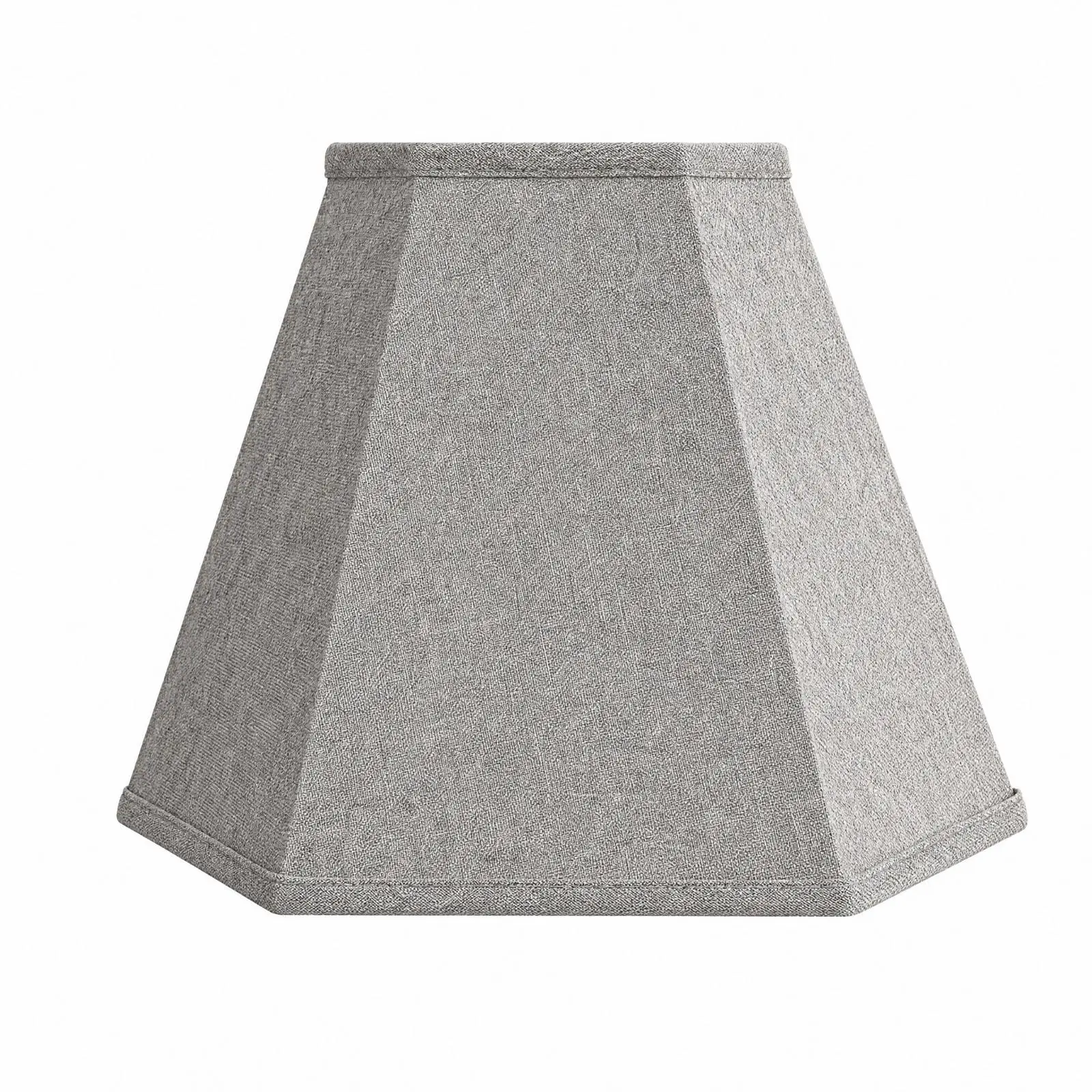 Replacement Fabric Lampshade for Floor Standing Lamp Square Tapered Design with Metal Support