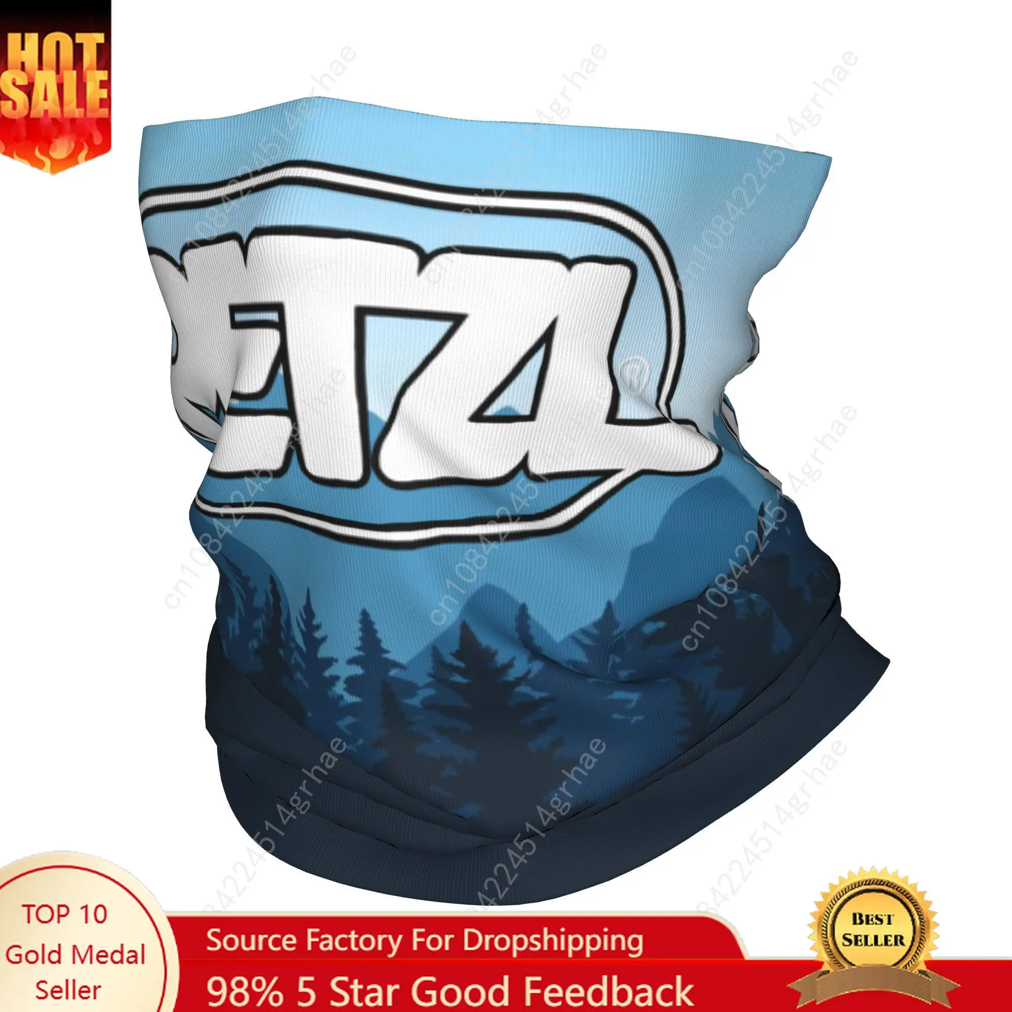 

Custom P-Petzles Background Images Neck Gaiter Women Men UV Face Shield Winter Bandana Scarf for Ski