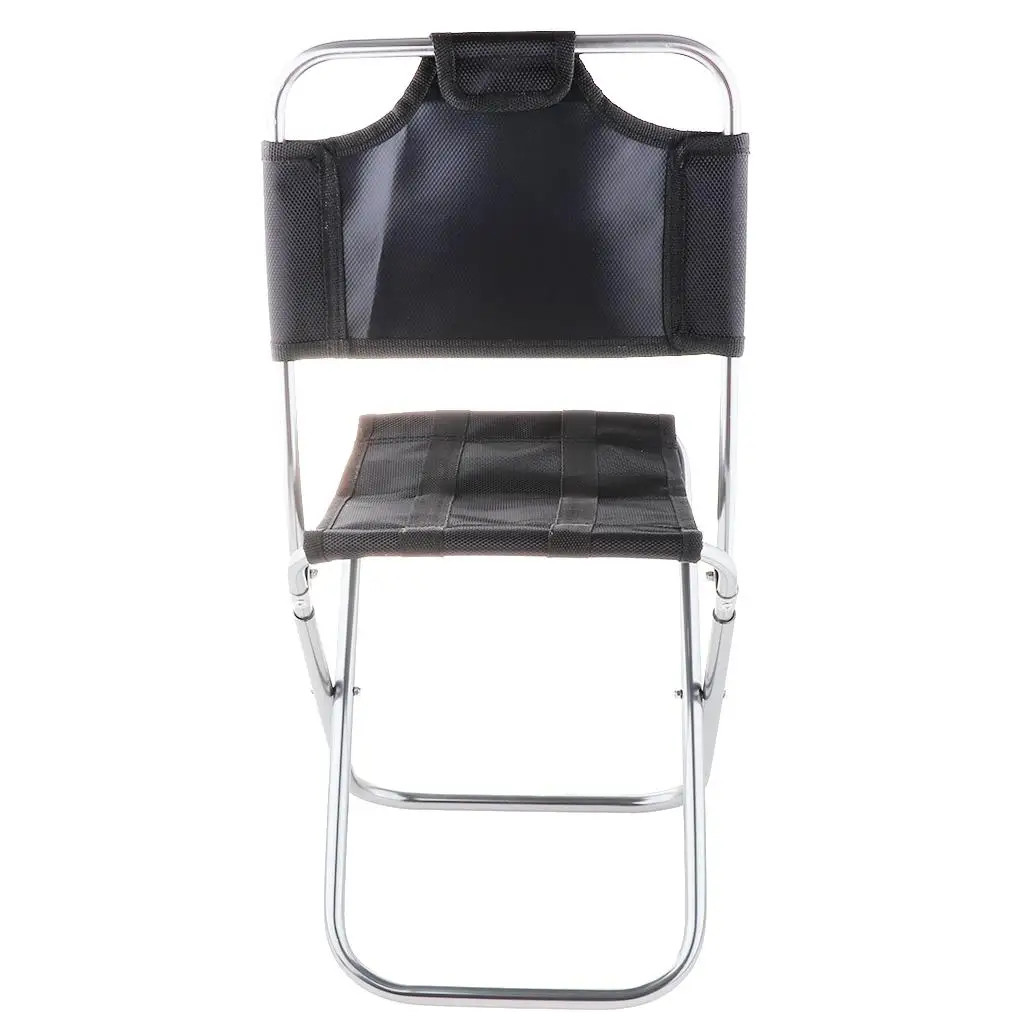 

Folding Chair Lightweight Aluminum Outdoor Compact Stool with Backrest Portable Chair for Camping and Sporting Events
