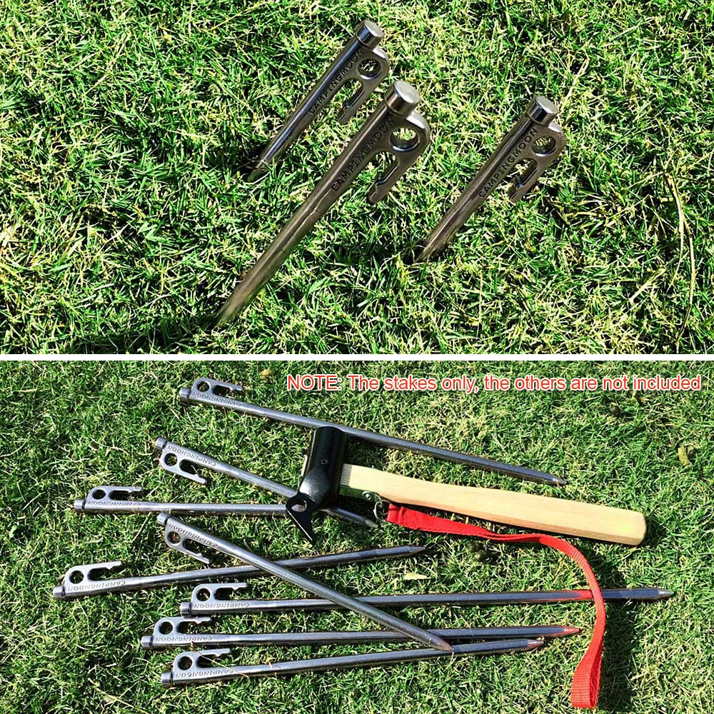 6pcs/8pcs Pasak Tenda Baja Kua - Outdoor Power Stake ulasan dan harga