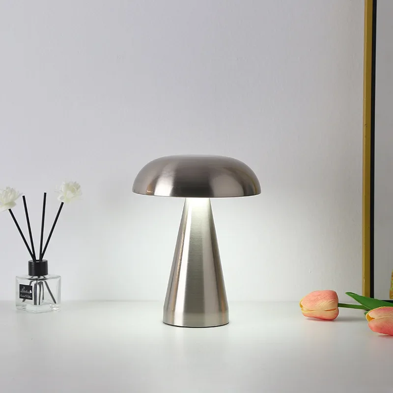 metal, mushroom, mushroom, interior, lighting, mood lamp, bedtime, led, bedroom, feeding lamp, housewarming, lamps