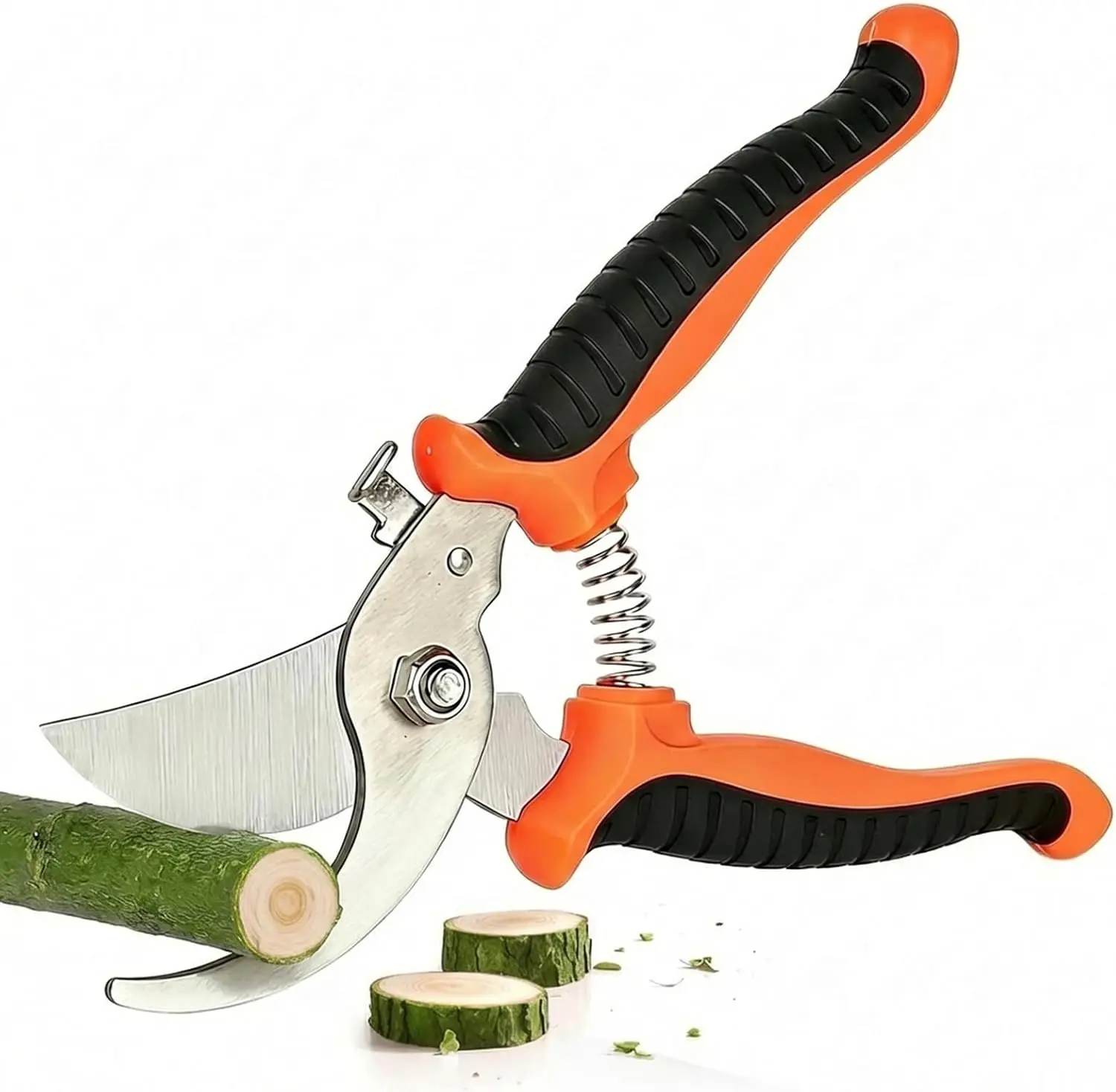 2pcs Pruning Shears Gardening Scissors Pruner Cuts Branches Shears With Stainless Steel Blades Garden Clippers For Shrubs