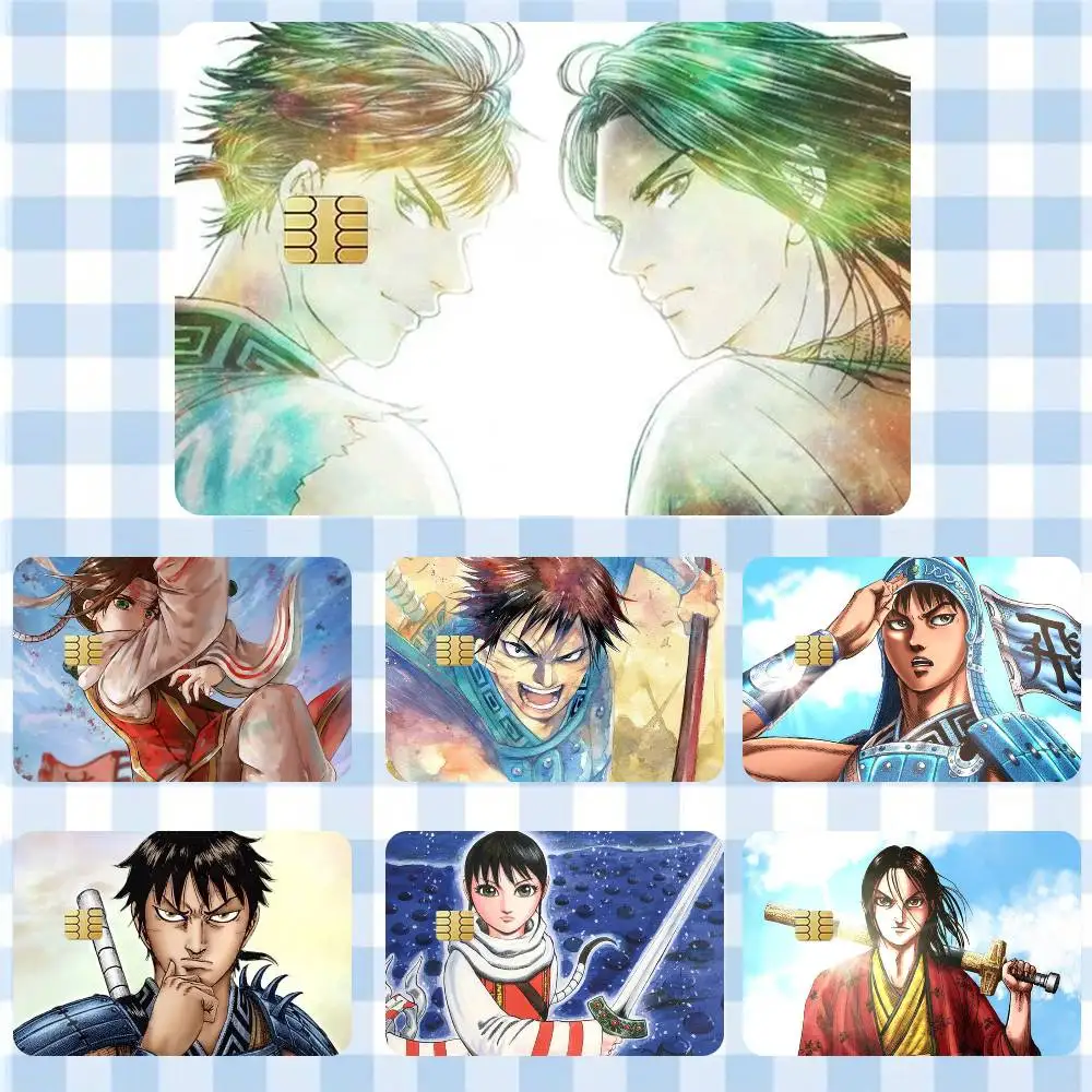 

Kingdom Manga Sticker Film Tape Skin for Credit Card Debit Card Waterproof Stickers Cartoon