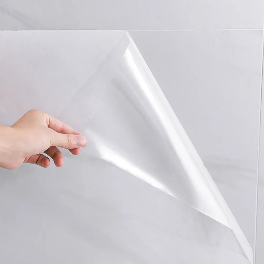1 Roll Oilproof Sticker High Temperature Resistant Wall Protector Self-Adhesive Waterproof Backsplash for Stove