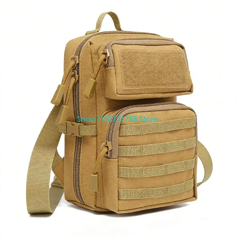 K0EF Mini Waist Pack Case Heavy Duty 900D Oxford Cloth And Comfortable Carry Tool For Outdoor