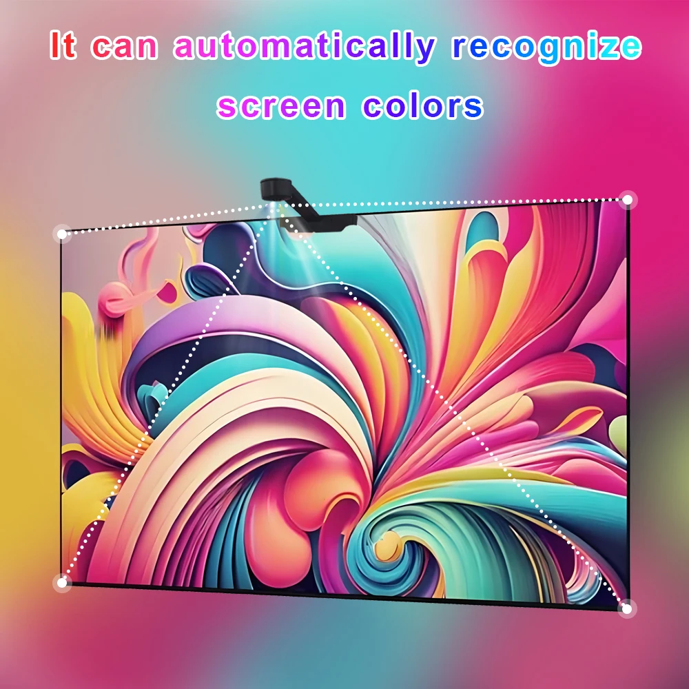 2027  Ambient TV Screen Overflow LED Light Strip Intelligent Camera Screen Color Capture Device TV Environment Overflow Color