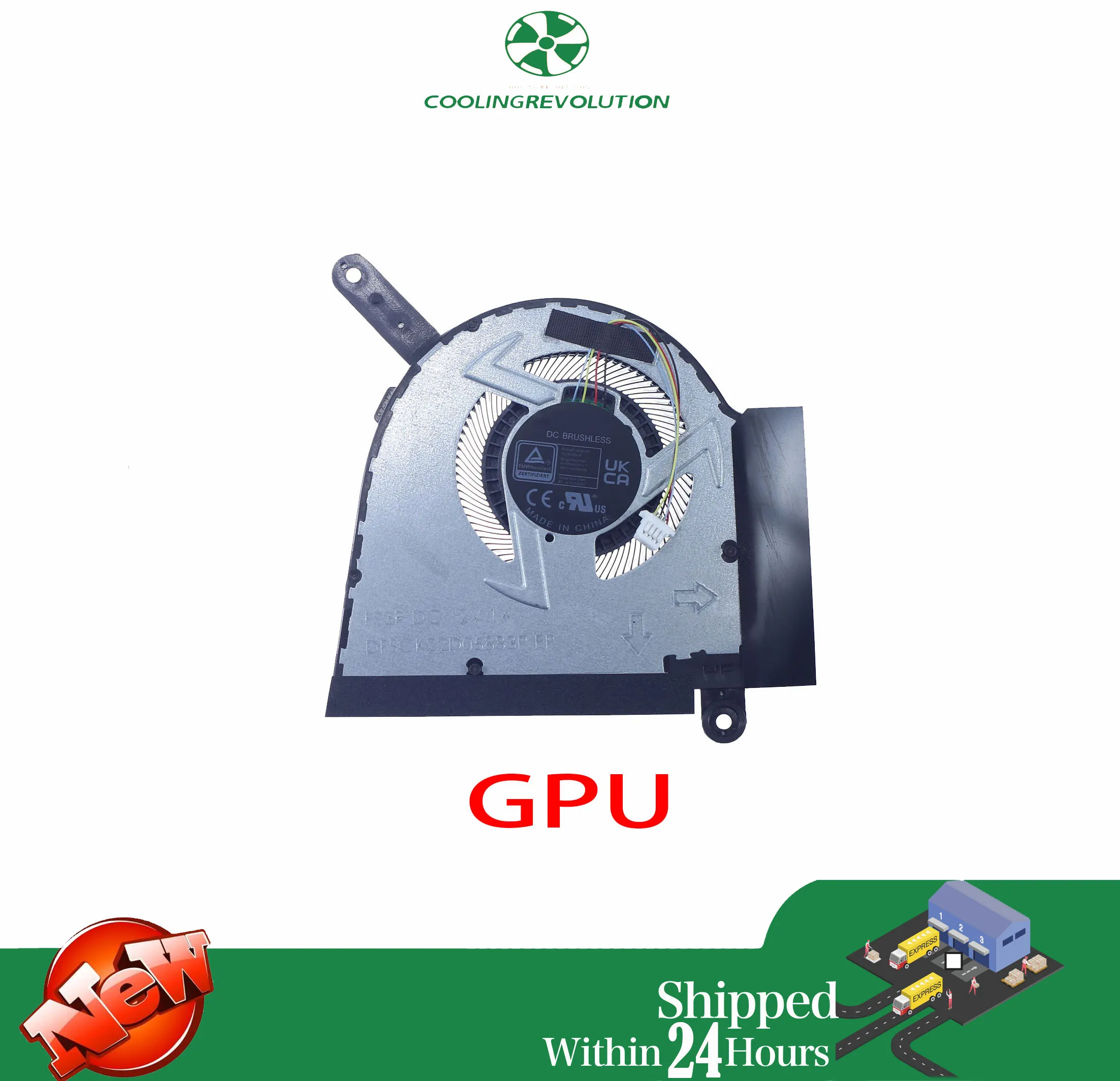 Laptop CPU GPU Cooling Fan for ASUS TUF Gaming FX607 FA607 FX607J FX607JU FA607PI 13NR0HW0M02011 13NR0HW0M03011 DFSCK22D05883P
