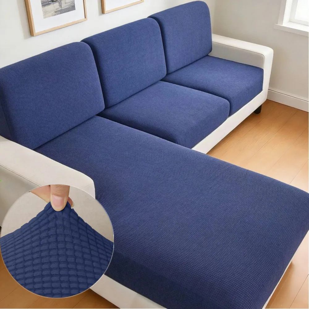 Stretch-Couch-Kissenbezüge, 1-teilig, individuelle Schonbezüge für Sofasitze, rutschfester Jacquard-Schutz für das Wohnzimmer