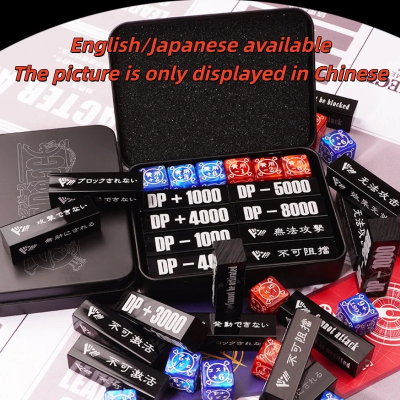 Juego de Cartas Coleccionables One Piece OPCG, Contador de Puntuación, Poder de Ataque, Costo, Iniciativa, Token, DP, Juego de Mesa, Contador de Dados, Juguete, Set de Regalo