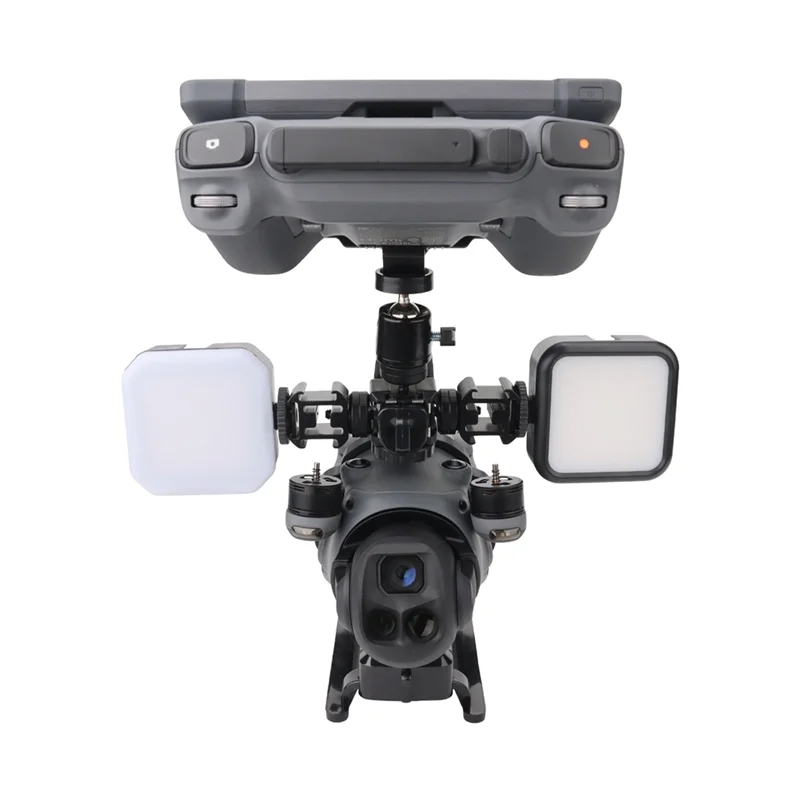 B03B-Set Dudukan Pemotretan Ikuti Berbentuk U Genggam untuk Modifikasi Braket Dudukan Ekspansi Drone DJI Mavic 4 Pro untuk RC Pro2