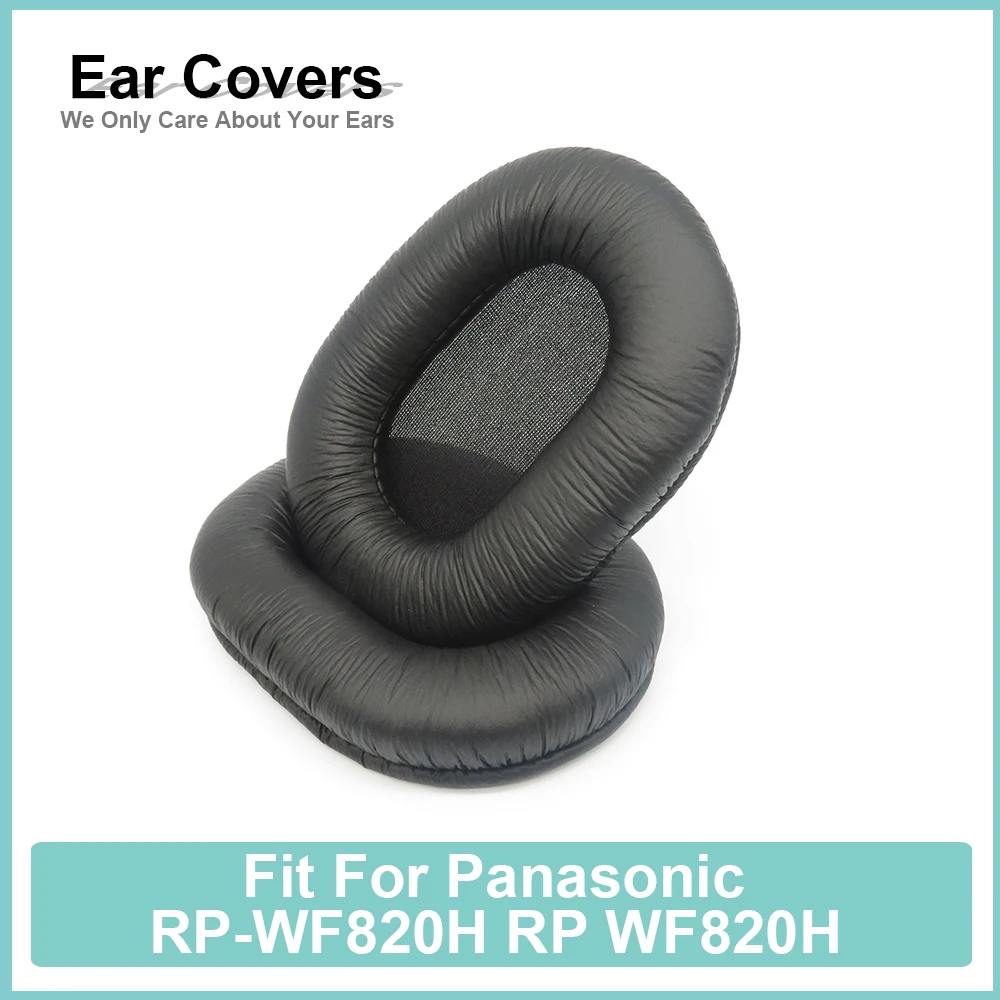 Earpads For Panasonic RP-WF820H RP WF820H Headphone Earcushions Wrinkled Pads Foam Ear Pads Black Comfortable