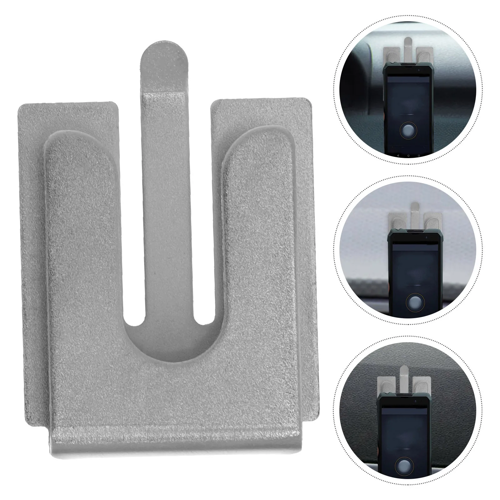 

2Pcs Car Mic Holder Metal Clip Mobile Radio Microphone Hanging Bracket Durable Vehicle Mic Holder Microphone Hanger