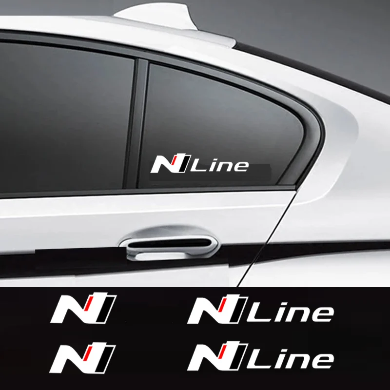 2Pcs Nline Car Body Sticker For Hyundai Tucson IX35 Rena GV70 Kona SONATA I30 I20 I10 Venue Veloster Elantra Ioniq I40