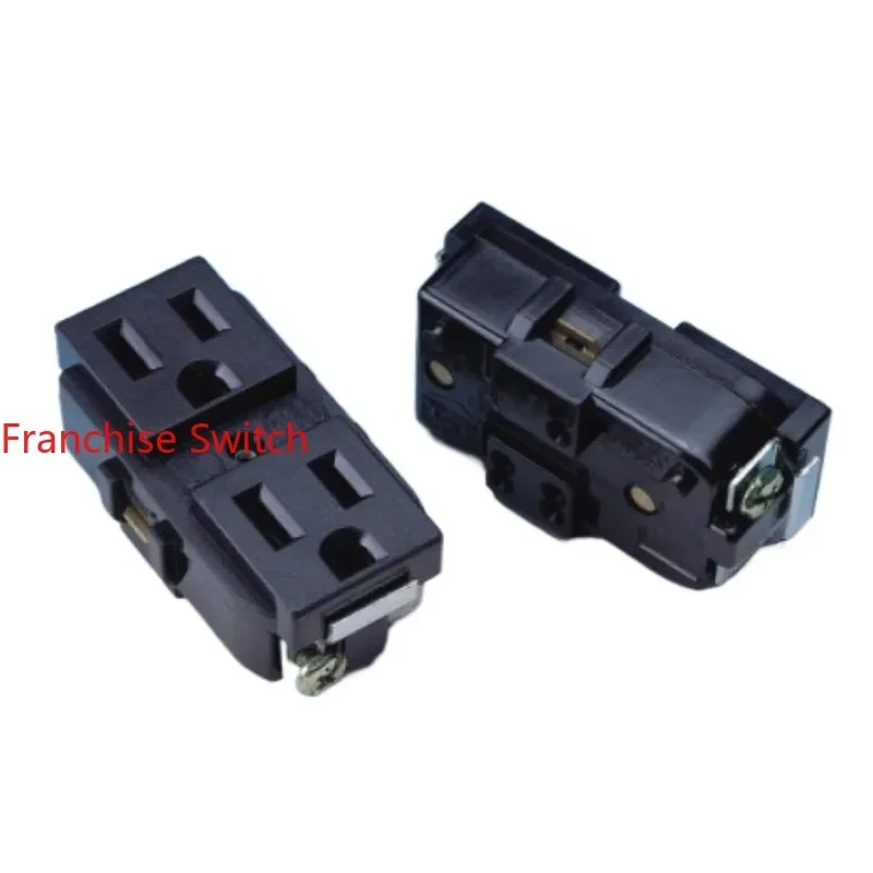 

10PCS E-06-C original power socket, American standard double row three hole