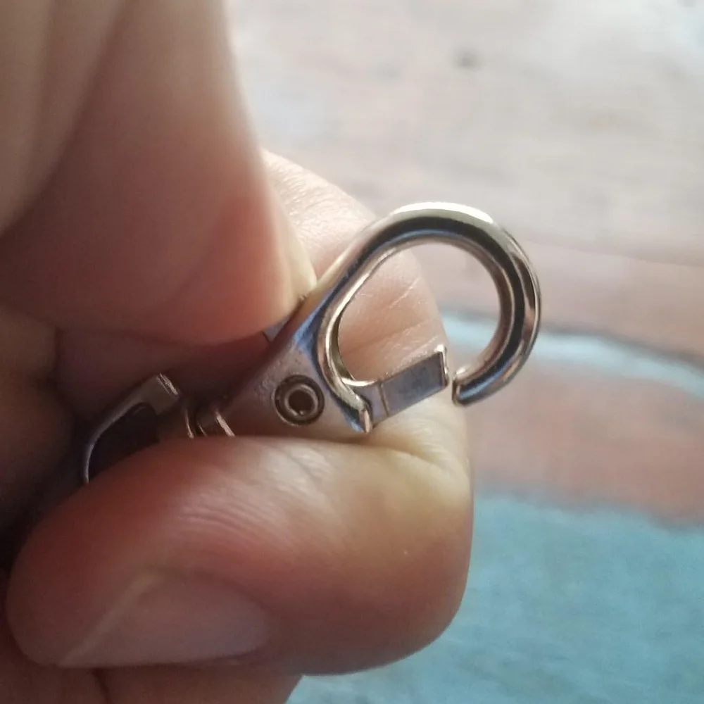 10PCS Keychain Hook Clip Swivel Spring Hook Lobster Claw Clasp Swivel Keychain for Keychain Making DIY Crafts Lanyard Making
