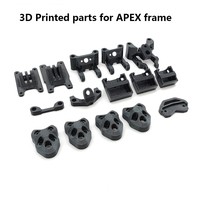 RC Quadcopter FPV Drone 3D printed Printing Accessories Antenna/Camera mount Arm Protective TPU Parts for APEX 5-9in Frame
