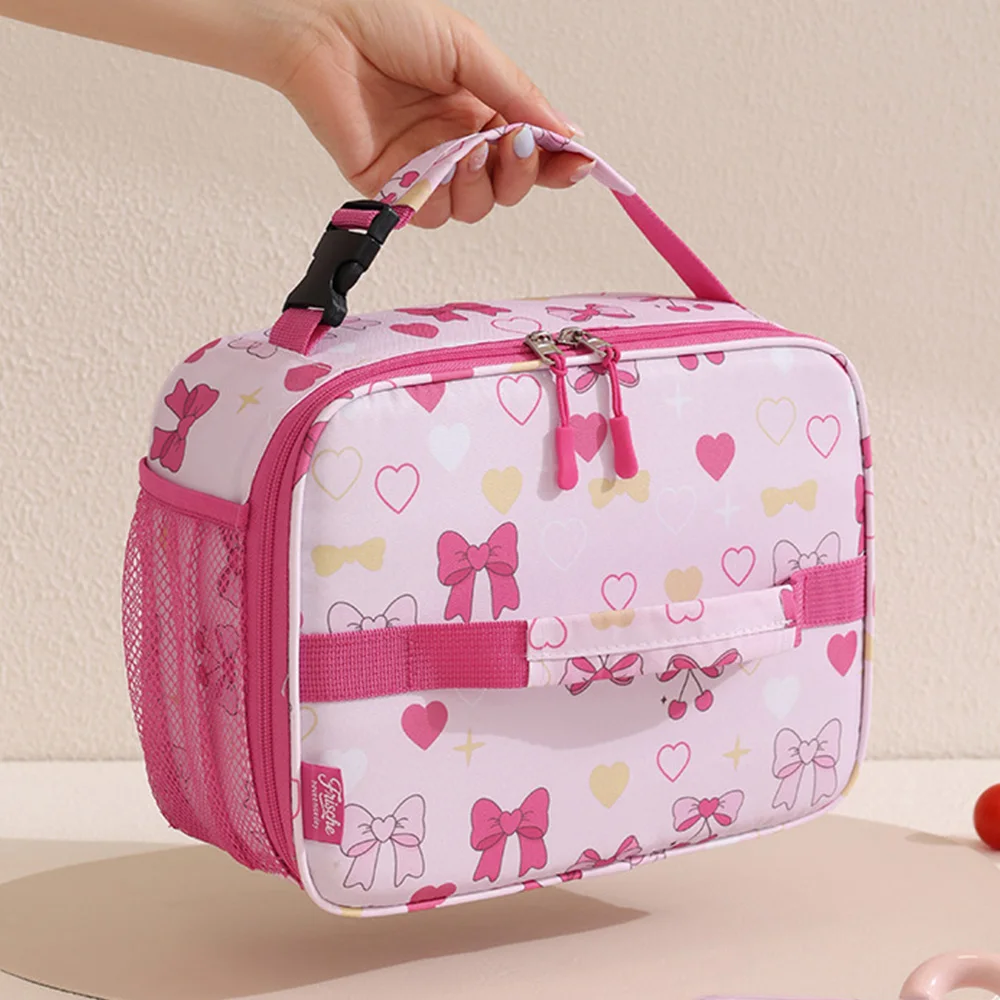 Langlebige Große Kinder-Lunchbox Wasserdichte Auslaufsichere Schüler-Kühltasche Verstärkte Tragbare Tragetasche für Schüler – Detail 7