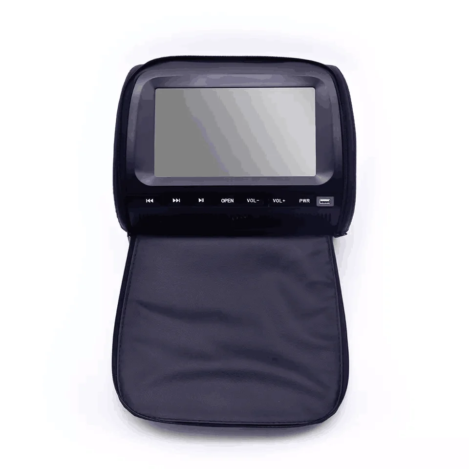 9 inch version Car Headrest Monitor rear seat entertainment Car dvd player TV Screen with headset