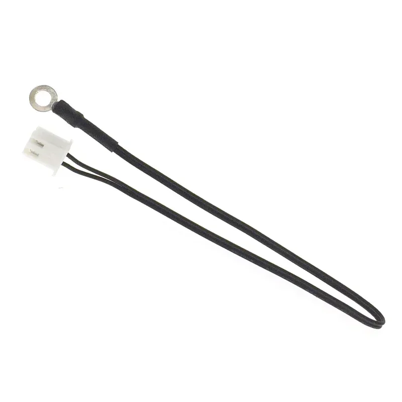20pcs Temperature Sensor Line Ear Surface Mount Aperture 3.2mm  Resistance 5k B Value 3470 Error 1%L=15CM Plug  NTC Thermistor