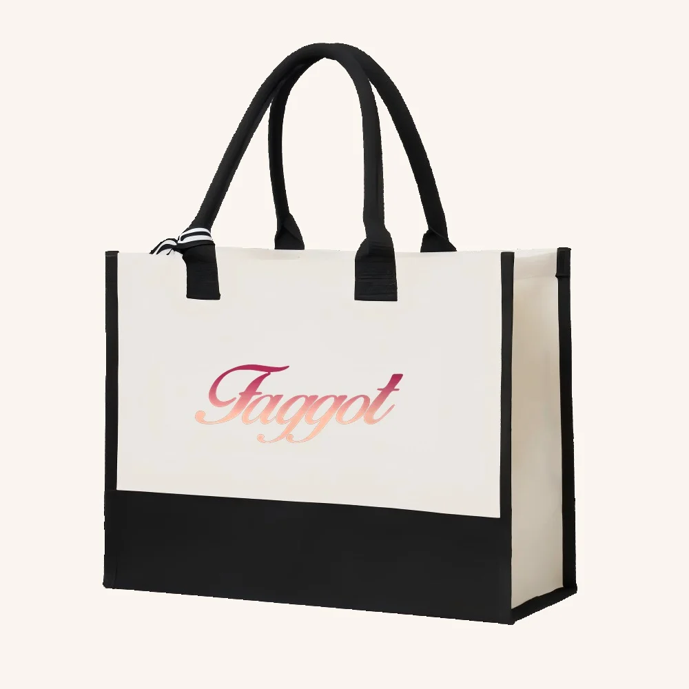 Gaggot 2026 وصول جديد موضة عملية واسعة قابلة لإعادة الاستخدام حمل حقيبة نمط طباعة 2 لهجة الثقيلة حقيبة كتف كبيرة للجميع #4