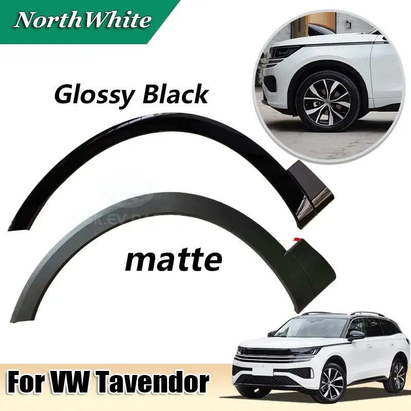 For VW Tavendor Wheel Arches Front And Rear Wheel Fenders Widened Bumper With Anti Scratch Strips