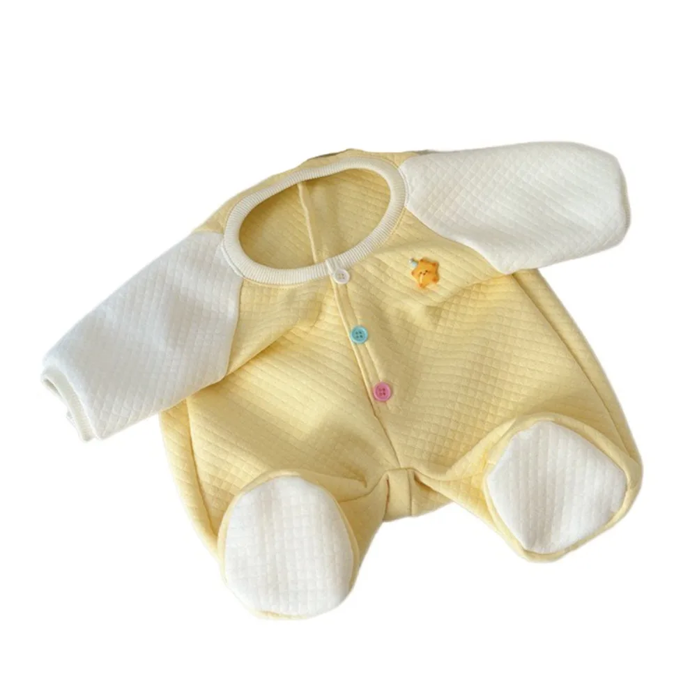 

Комбинезон 40 см, хлопковая кукольная одежда, шляпа клоуна, сменная кукольная одежда, поза для сидения, милая кукольная одежда без атрибутов