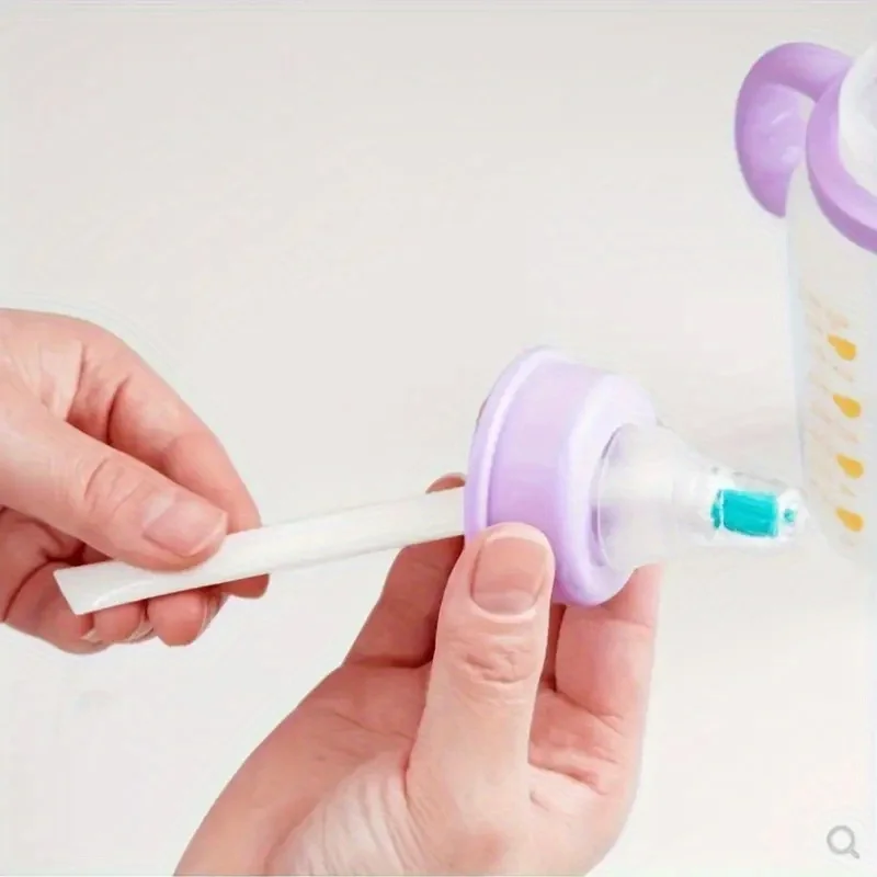Multi purpose kitchen cleaning brush, water bottle and milk cup spiral brush set, perfect for home use