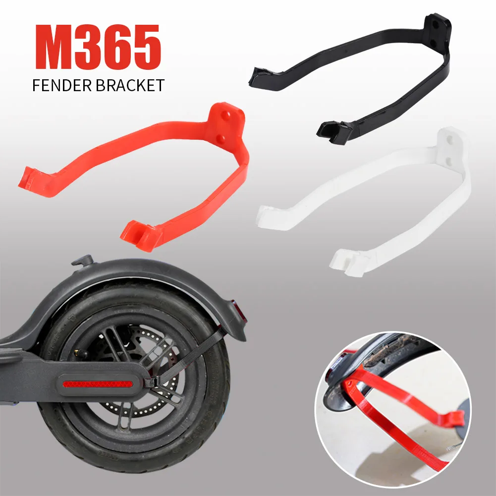 For Xiaomi M365/M365 Pro Rear Mudguard Support with 2 Screws Scooter Accessories Fender Electric Scooter Back Mudguard Rear Sets