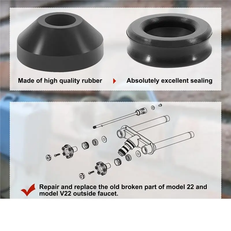 FYBL-For Woodford Model 22& V22 Hot And Cold Outdoor Faucet Replacement Parts- RK-22MH Repair Kit