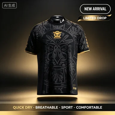 Assisting in World Football Events, Mexico's Creative Concept Jersey, Summer Jersey Designed for Solo Use,3D Print New Style