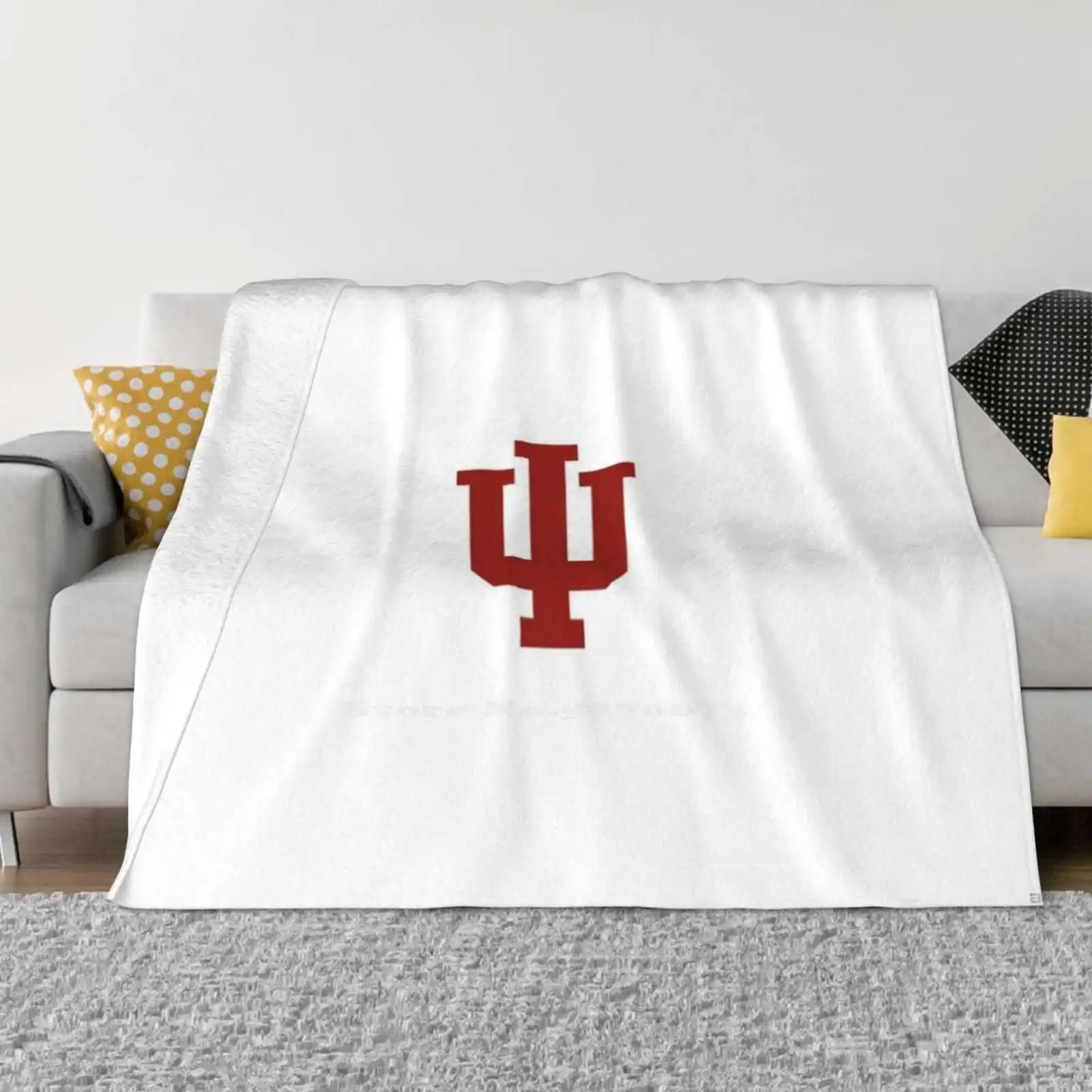 Indiana University Soft Warm Light Thin Blanket Iu Bloomington Indiana University