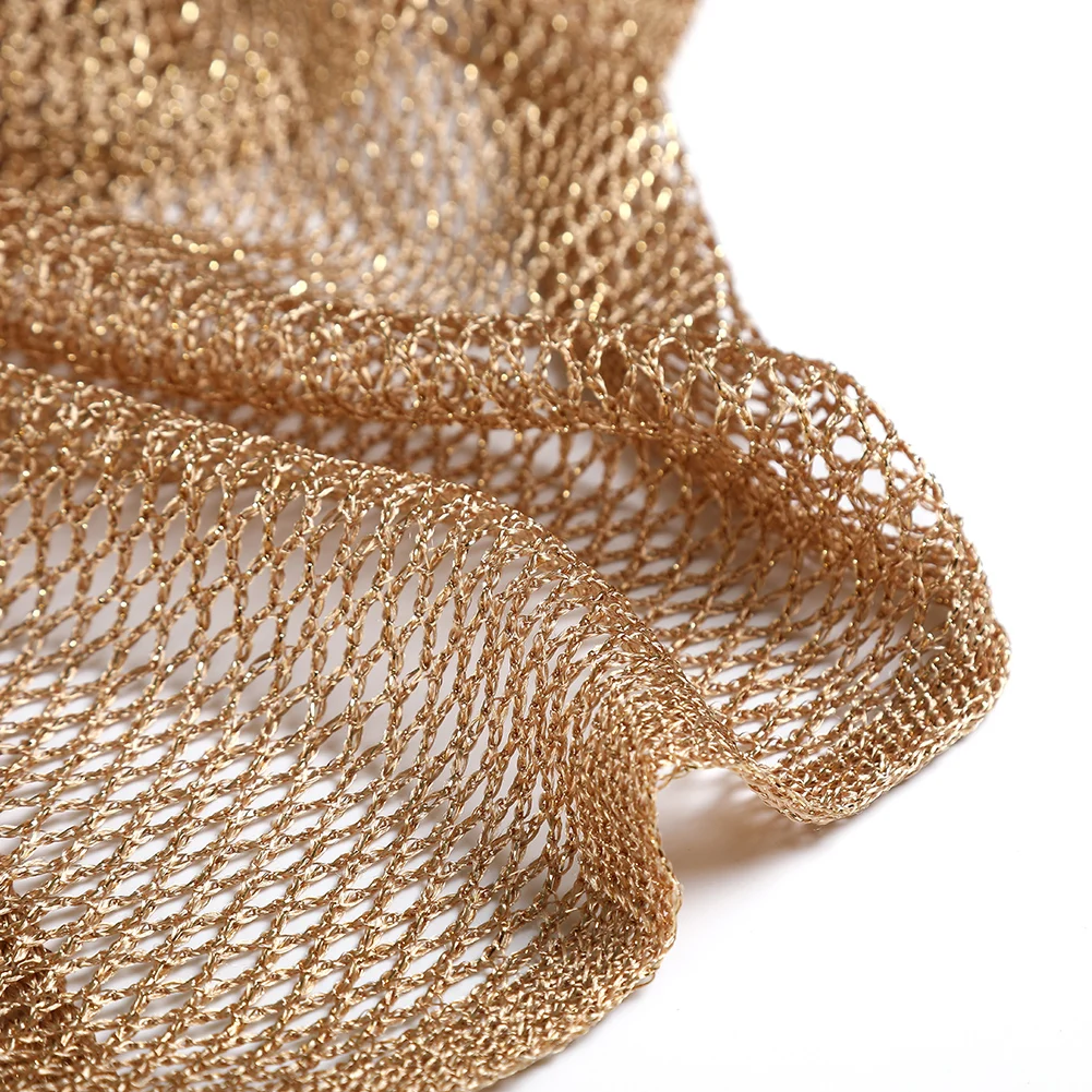 ملابس سباحة نسائية من la ceida لتغطية ملابس السباحة الشبكية اللامعة من الكروشيه