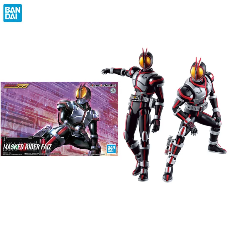 

Bandai Original Figure-rise Standard Masked Kamen Rider Anime Figure MASKED RIDER FAIZ Anime Action Figure Toys Gifts Children