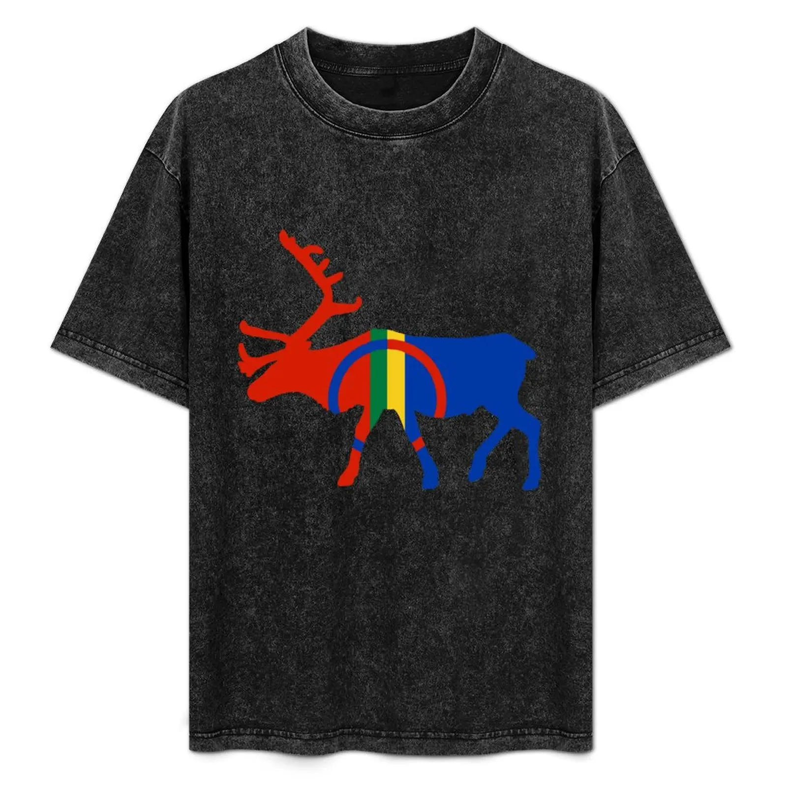 

sami reindeer emblem. T-Shirt Blouse graphic t shirt vintage customs design your own rapper graphic tees mens fashion