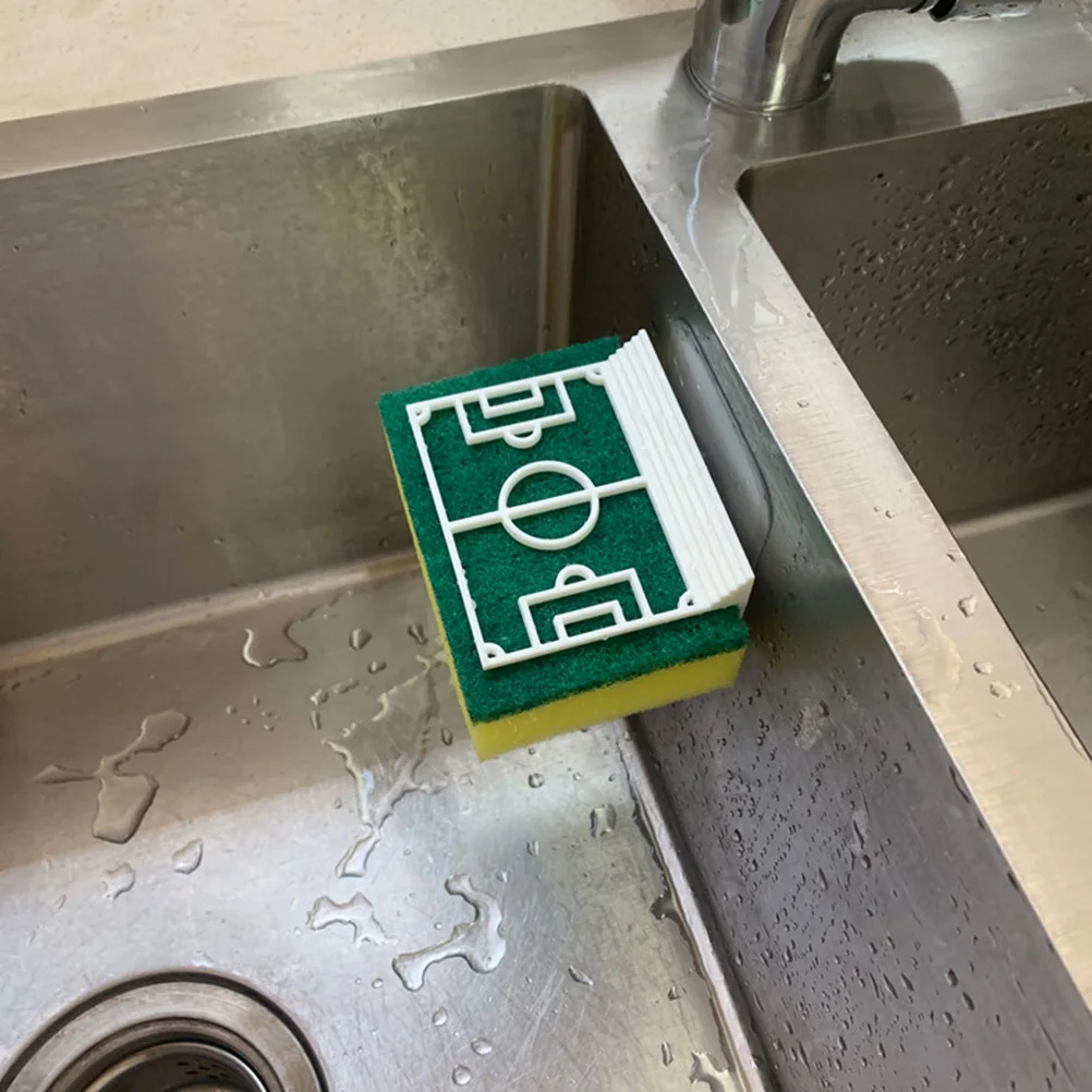 

2Pcs Kitchen Sponge Holder Premium Plastic Sink Organizer Drain Rack Kitchen Sink Soap Brush Dish Storage Dish Holder