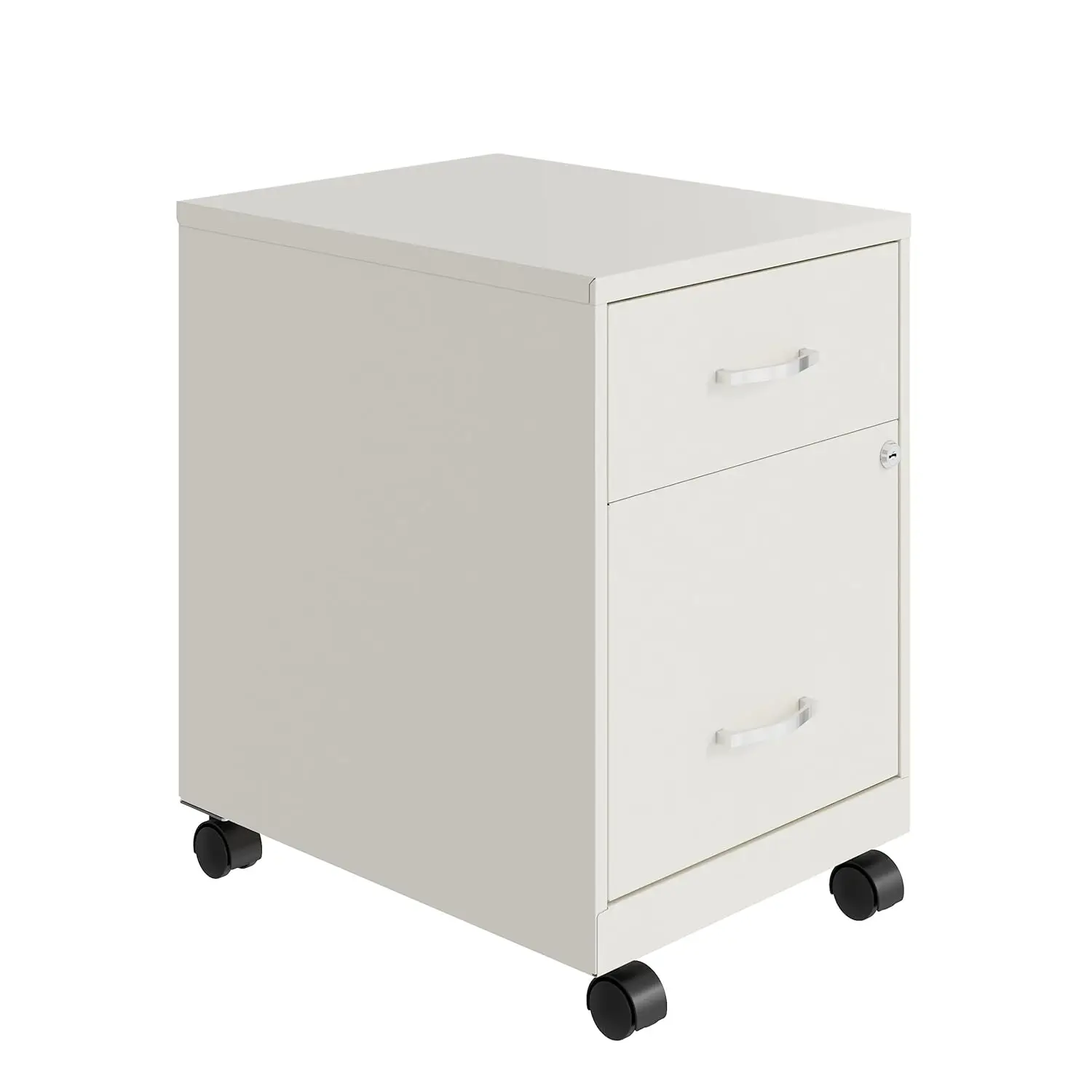 

2 Drawer Fully Assembled Steel File Cabinet, Home & Small Office Use, Perfect for Small Spaces, Letter-Size, Lock,, Customized